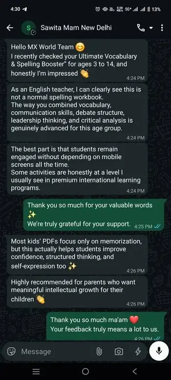English teacher review - MX World